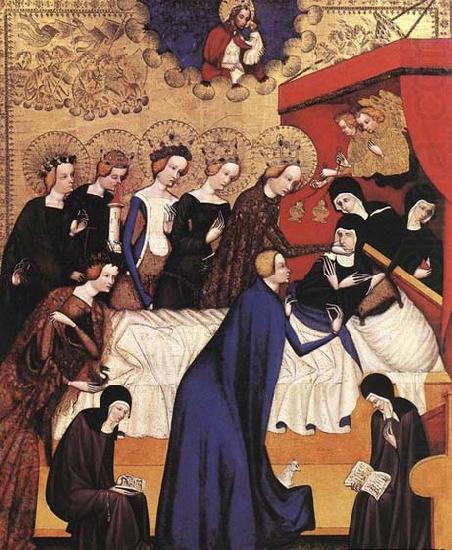 The Death of St. Clare, MASTER of Heiligenkreuz